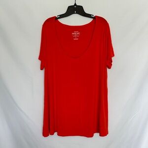 Torrid‎ Orange Super Soft Short Sleeve Shirt